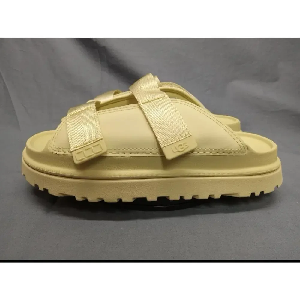 UGG Kids GoldenGlow Slide Sandals GLDN Yellow US 4 EU 36 NIB 1166513K